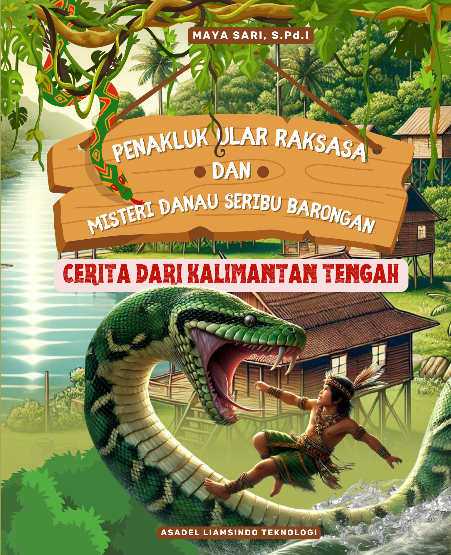 Cover Buku Penakluk Ular Raksasa